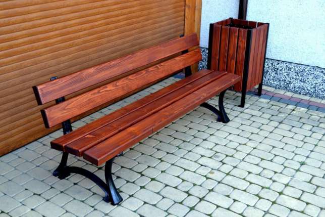 Parková lavička Mesto 150cm